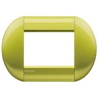 Рамка 3 модуля BTicino LIVING LIGHT, горизонтальная, лимон