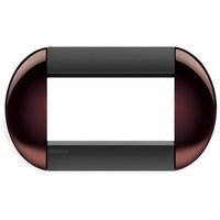 Рамка 4 модуля BTicino LIVING LIGHT, горизонтальная, бордовый