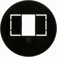 Накладка на розетку USB Berker 1930, черный блестящий