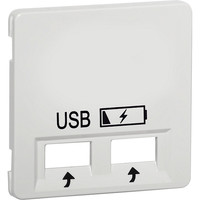 Накладка на розетку USB PEHA by Honeywell AURA, алюминий