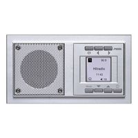 Цифровое FM-радио PEHA by Honeywell AURA, алюминий