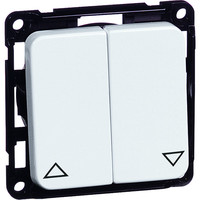 Выключатель для жалюзи 2-клавишный кнопочный PEHA by Honeywell COMPACTA, белый
