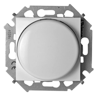 Светорегулятор-переключатель поворотный Simon SIMON 15, 500 Вт, белый