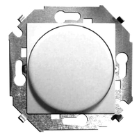 Светорегулятор-переключатель поворотный Simon SIMON 15, 500 Вт, алюминий
