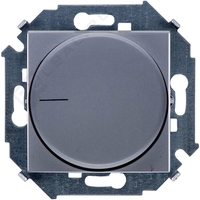 Светорегулятор поворотный Simon SIMON 15, 215 Вт, алюминий