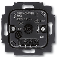 Механизм поворотного светорегулятора-переключателя ABB коллекции BJE, 600 Вт, 2250 U-507