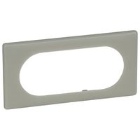 Рамка 4/5 модулей Legrand CELIANE, зеленая перкаль