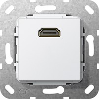 Розетка HDMI Gira SYSTEM 55, белый