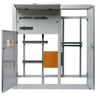 Распределительный шкаф DEKraft ЩЭ-3 мод., IP31, встраиваемый, сталь, серая дверь