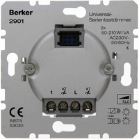 Механизм клавишного светорегулятора-переключателя Berker Коллекции Berker, 260 Вт