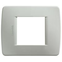 Рамка 2 модуля BTicino LIVING LIGHT, серый