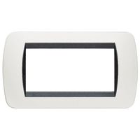 Рамка 4 модуля BTicino LIVING LIGHT, белый