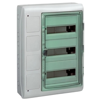 Распределительный шкаф Schneider Electric KAEDRA, 36 мод., IP65, навесной, пластик, дверь