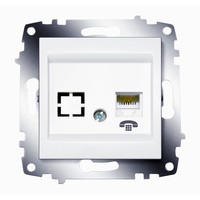Розетка ABB COSMO, скрытый монтаж, белый, 619-010200-221