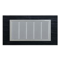 Рамка 8 узких модулей Simon SIMON 82, сланец