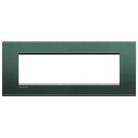 Рамка 7 модулей BTicino LIVING LIGHT, зеленый шелк