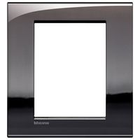 Рамка 3+3 модуля BTicino LIVING LIGHT, горизонтальная, олово