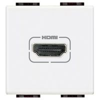 Розетка HDMI BTicino LIVING LIGHT, белый