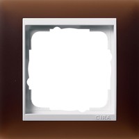 Рамка 1 пост Gira EVENT, полупрозрачный коричневый