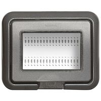 Рамка 3 модуля BTicino LIVING LIGHT, серый