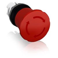 Кнопка MPET4-10R ГРИБОК красная (только корпус) с усиленной фикс ацией 40мм отпускание поворотом, 1SFA611523R1001