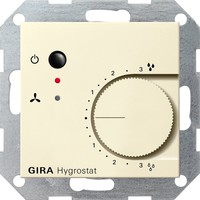 Термостат комнатный Gira SYSTEM 55, кремовый глянцевый