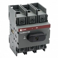 Рубильник EKF PROxima 100А 3P, фронтальное исполнение, без рукоятки
