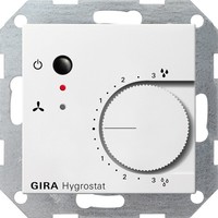Термостат комнатный Gira SYSTEM 55, белый матовый
