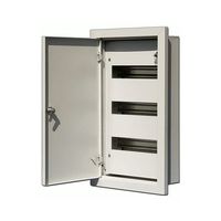 Распределительный шкаф DEKraft ЩРН, 45 мод., IP31, навесной, сталь, серая дверь