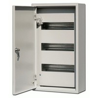 Распределительный шкаф DEKraft ЩРН, 36 мод., IP54, навесной, сталь, серая дверь