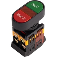 Кнопка EKF PROxima 22 мм, 220В, IP40, Красный