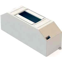 Распределительный шкаф DEKraft ЩРН-П, 1 мод., IP30, навесной, пластик, белая дверь