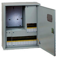 Распределительный шкаф EKF PROxima, 12 мод., IP31, навесной, металл, дверь, mb23-1/12