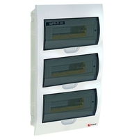 Распределительный шкаф EKF PROxima 36 мод., IP41, встраиваемый, пластик, белая дверь