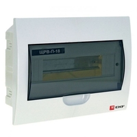 Распределительный шкаф EKF PROxima 18 мод., IP41, встраиваемый, пластик, белая дверь