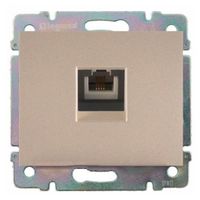 Розетка 1xRJ11 Legrand GALEA LIFE DIY, титан