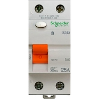 УЗО Schneider Electric Домовой 2P 25А 300мА (AC)