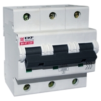 Автоматический выключатель EKF PROxima 3P 125А (C) 15кА