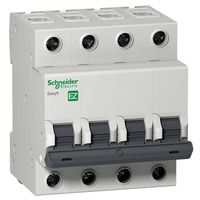 Автоматический выключатель Schneider Electric Easy9 4P 10А (C) 4.5кА