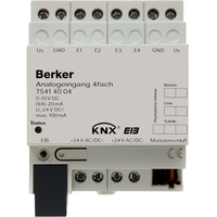 Аналоговый вход, 4-канальный, REG цвет: светло-серый instabus KNX/EIB