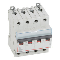 Автоматический выключатель Legrand DX³ 4P 50А (C) 16кА
