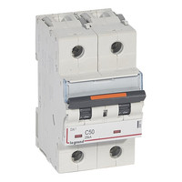 Автоматический выключатель Legrand DX³ 2P 50А (C) 25кА