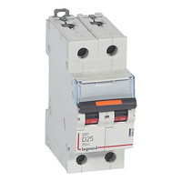 Автоматический выключатель Legrand DX³ 2P 25А (D) 25кА