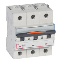 Автоматический выключатель Legrand DX³ 3P 20А (D) 25кА