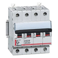 Автоматический выключатель Legrand DX³ 4P 6А (D) 25кА