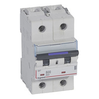 Автоматический выключатель Legrand DX³ 2P 20А (B) 50кА