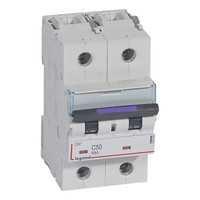 Автоматический выключатель Legrand DX³ 2P 50А (C) 50кА