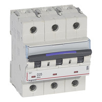 Автоматический выключатель Legrand DX³ 3P 25А (D) 50кА