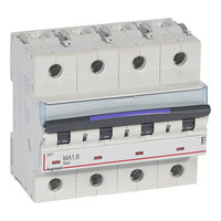 Автоматический выключатель Legrand DX³ 4P 1.6А (MA) 50кА
