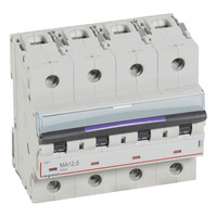 Автоматический выключатель Legrand DX³ 4P 12.5А (MA) 50кА